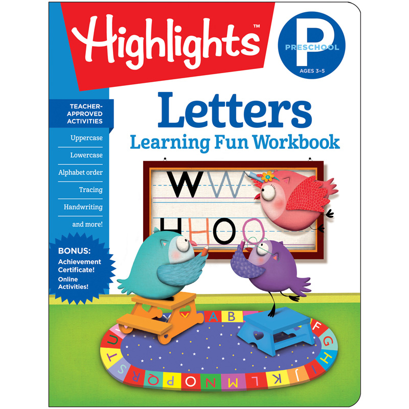 TeachersParadise - Highlights™ Learning Fun Workbooks, Letters ...