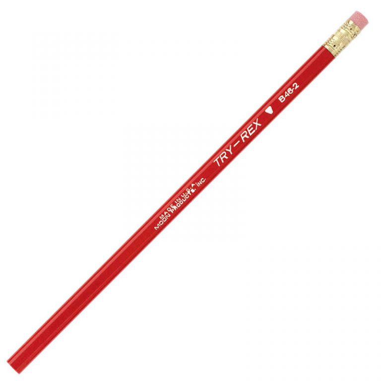 TeachersParadise - Moon Products Try Rex® Pencil, Regular With Eraser ...