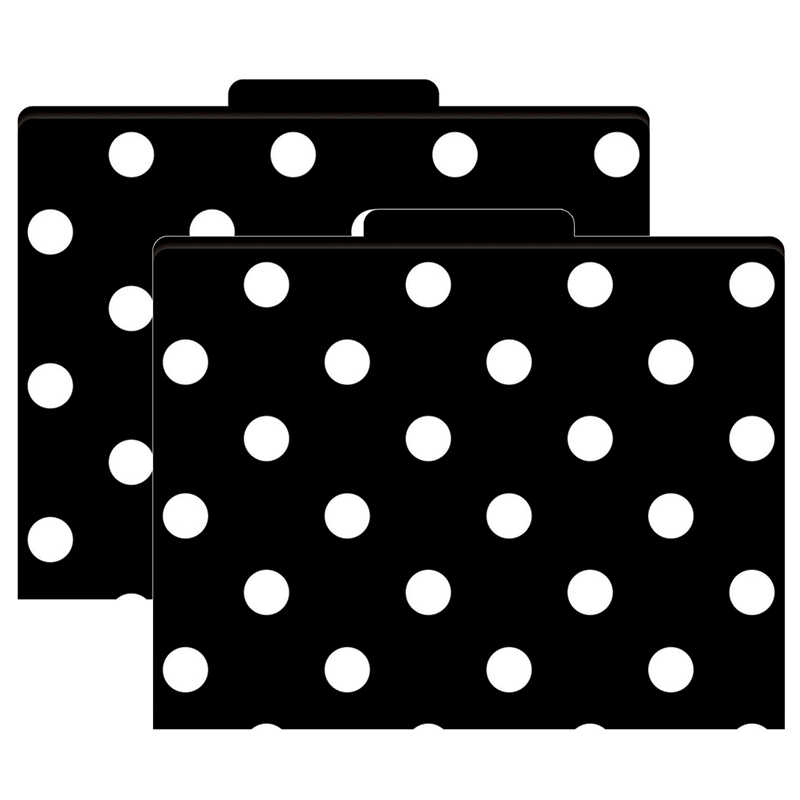 TeachersParadise - Barker Creek File Folders, Letter-Size, Black ...