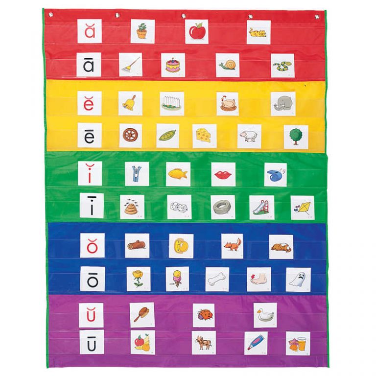 TeachersParadise Learning Resources Rainbow® Pocket Chart LER2197