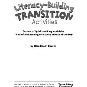 Literacy-Building Transition Activities by Scholastic SC-0439650887-965088