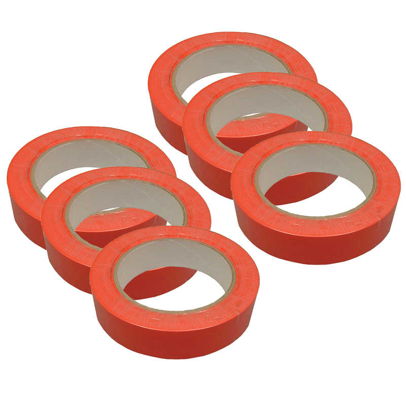 TeachersParadise - Martin Sports Floor Marking Tape, Orange, 6 Rolls ...