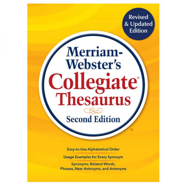 Teachersparadise Merriam Webster Merriam Websters Collegiate Thesaurus Second Edtion Mw 3700 0050