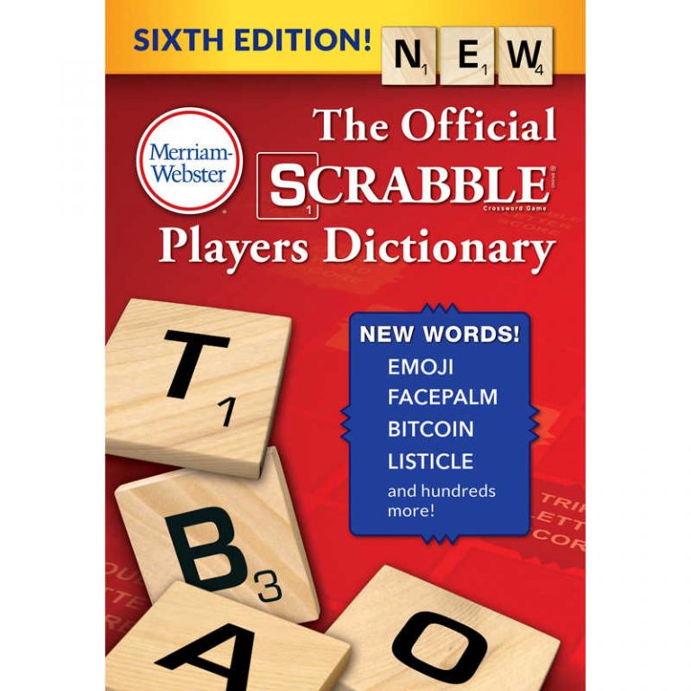 The Official Scrabble Players Dictionary by Merriam-Webster