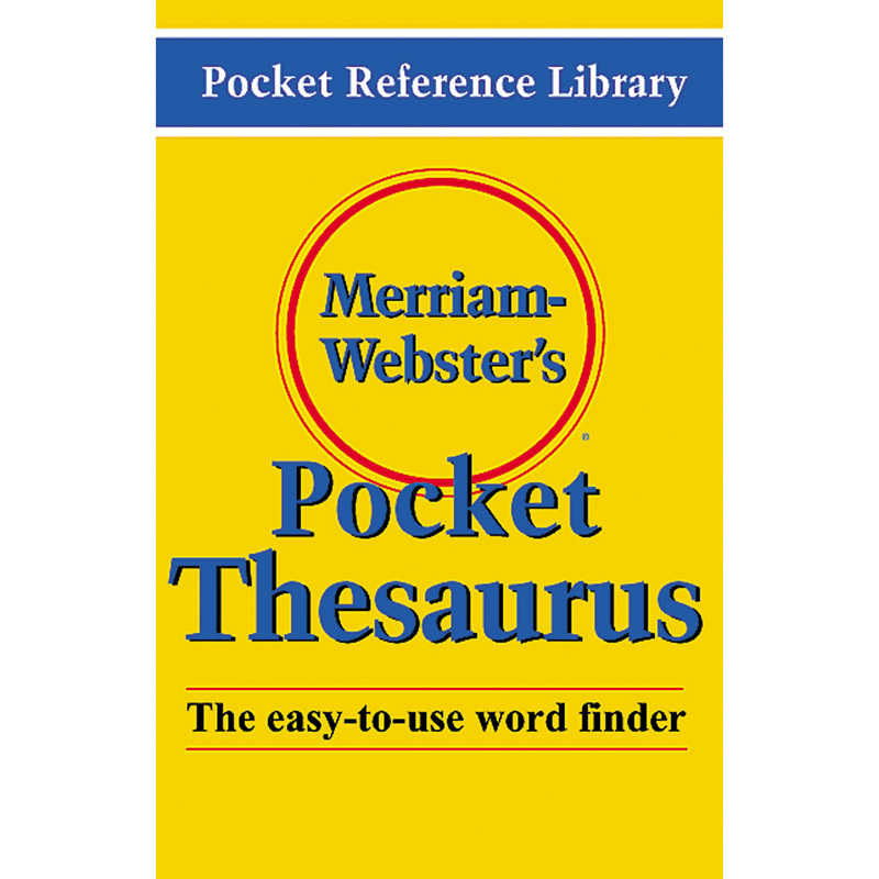 TeachersParadise - Merriam-Webster Pocket Thesaurus, Pack Of 3 - MW-524X-3