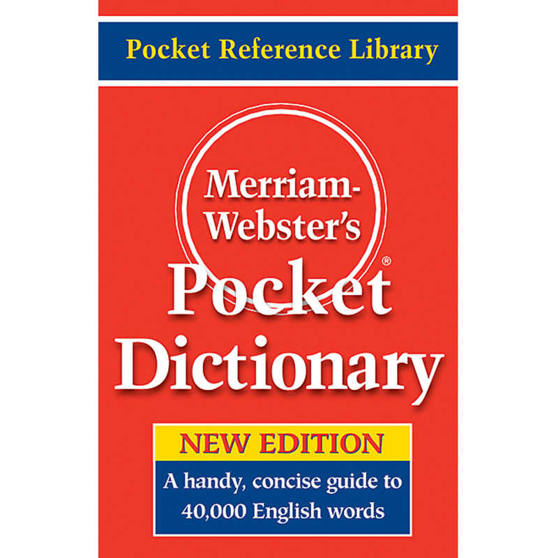 Teachersparadise Merriam Webster Pocket Dictionary Pack Of 3 Mw 5308 3 0490