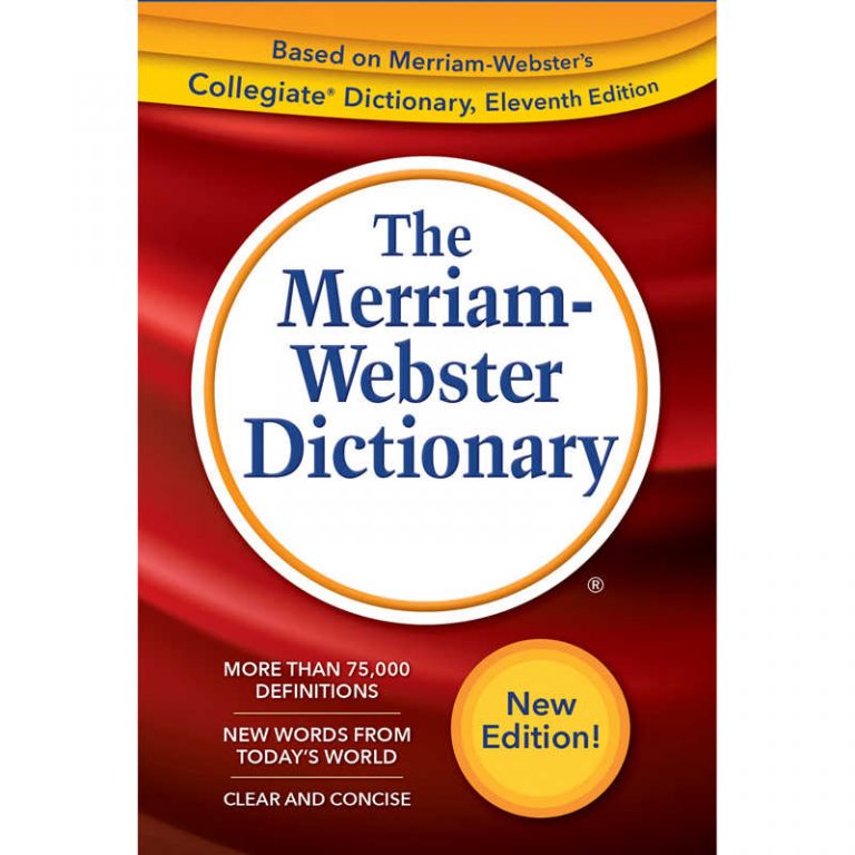 Teachersparadise Merriam Webster The Merriam Webster Dictionary Trade Paperback 2019 7991