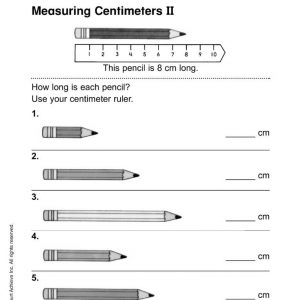 Measuring Centimeters II Activity by Harcourt Achieve Inc