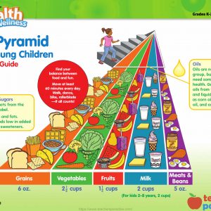 MyPyramid Food Poster For Young Children A Daily Guide for Grades K-2 by Macmillan McGraw-Hill