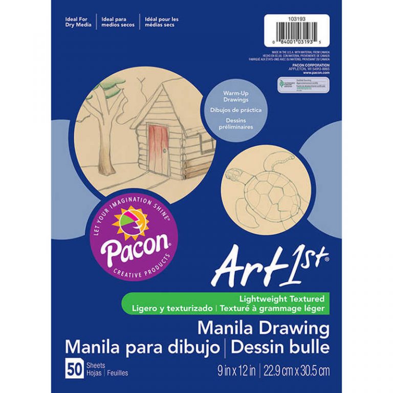 TeachersParadise UCreate® Drawing Paper, Manila, Standard Weight, 9