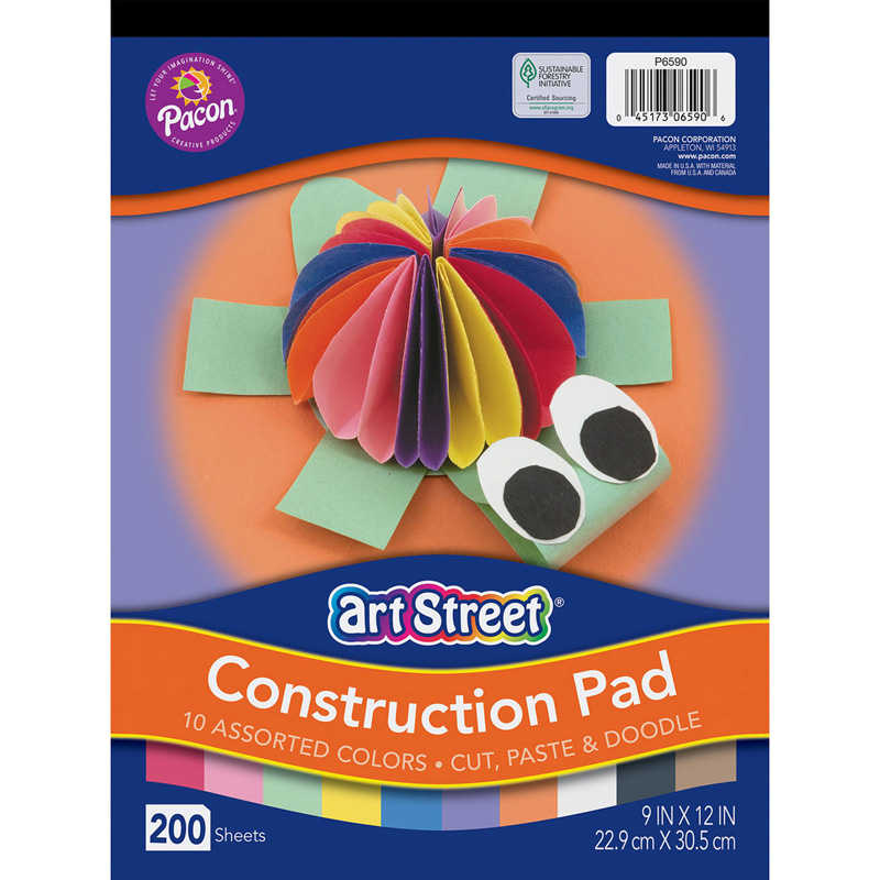Art Street Construction Paper Pad