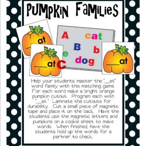 Pumpkin Families Language Arts Activity by Frog Street Press Volume 17