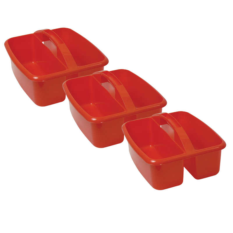 TeachersParadise - Romanoff Large Utility Caddy, Red, Pack of 3 ...