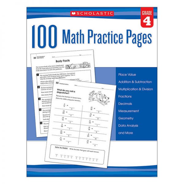 teachersparadise-scholastic-scholastic-100-math-practice-page-grade-4-sc-579940