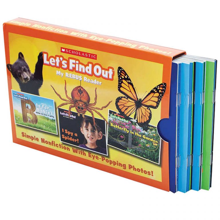 TeachersParadise Scholastic Let s Find Out My Rebus Readers Box 1 