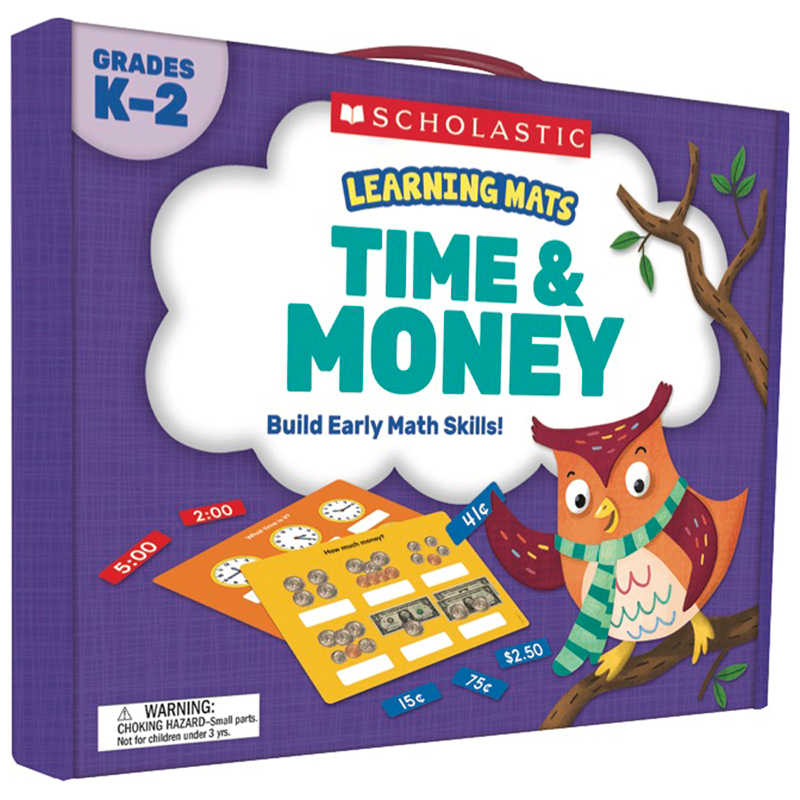 Scholastic　K-2　Grades　Money,　SC-823967　Mats:　Learning　TeachersParadise　Time