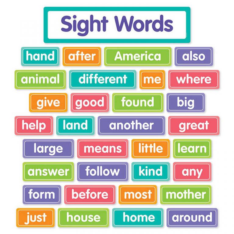 TeachersParadise - Scholastic More Sight Words Bulletin Board Set - SC ...