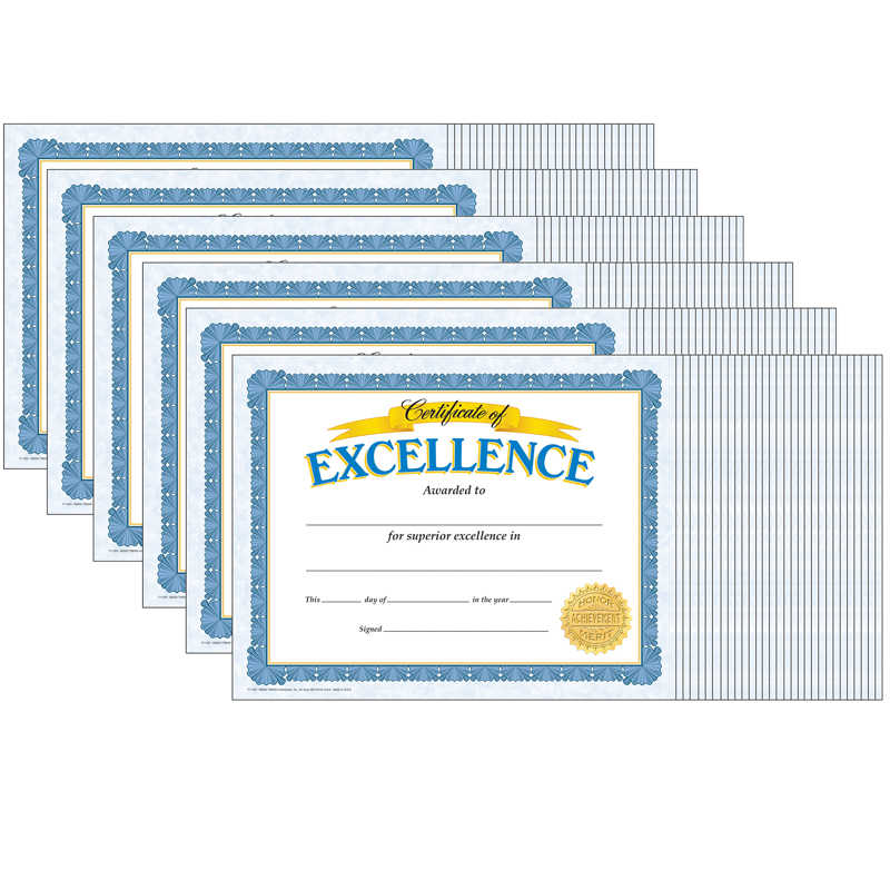 TeachersParadise - TREND Certificate of Excellence Classic Certificates ...