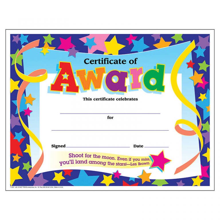 teachersparadise-trend-certificate-of-award-colorful-classics