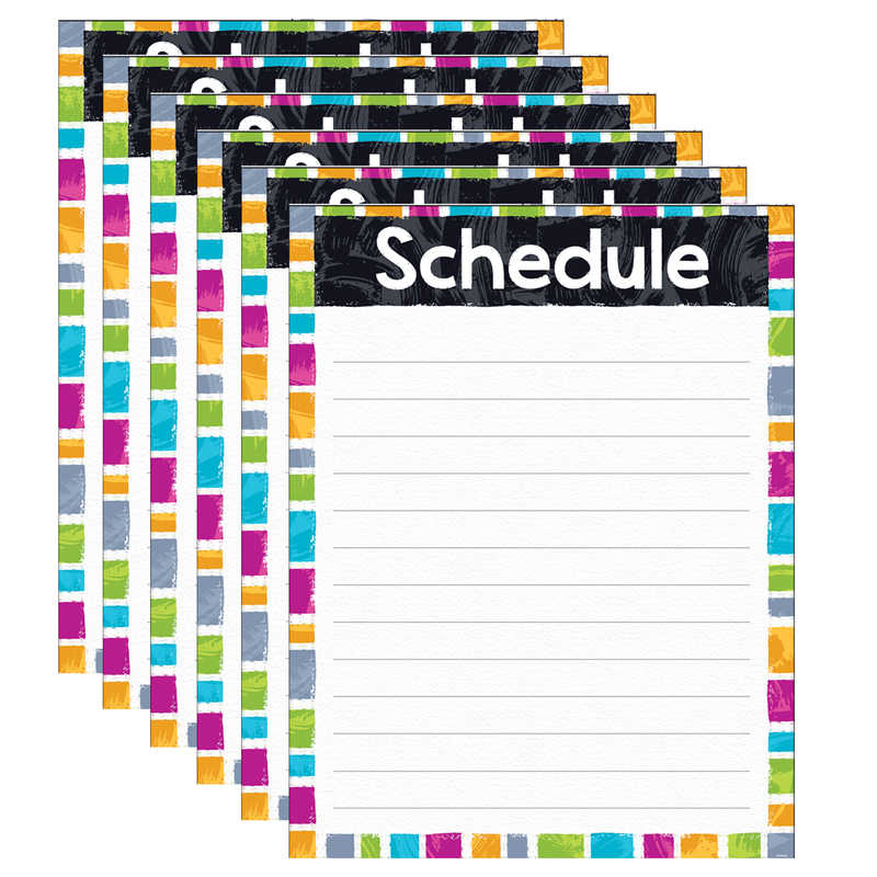 TeachersParadise - TREND Schedule Color Harmony™ Learning Chart, 17