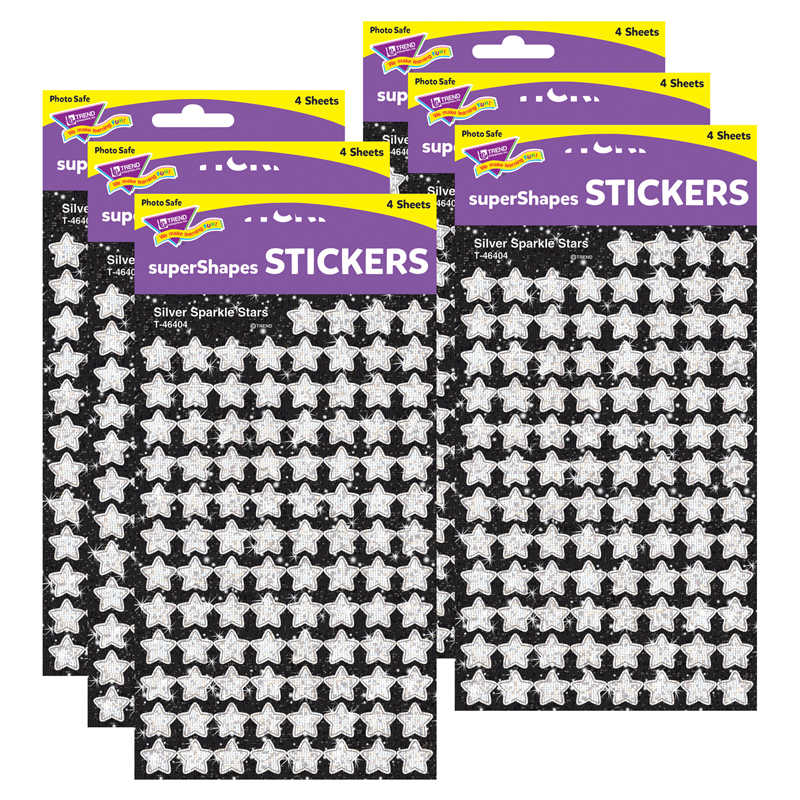 Trend Gold Foil Stars superShapes Stickers