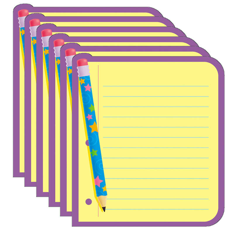 TeachersParadise - TREND Note Paper Note Pad-Shaped, 50 Sheets Per Pad ...