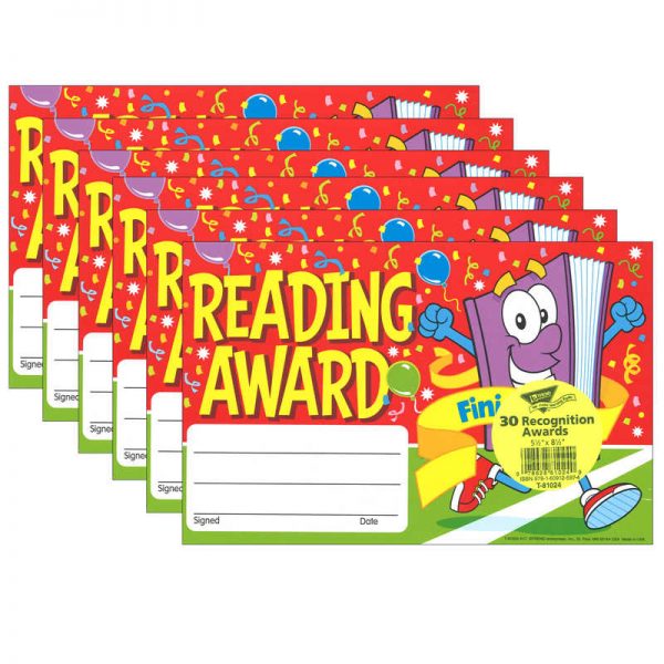 Teachersparadise Trend Reading Award Finish Line Recognition Awards