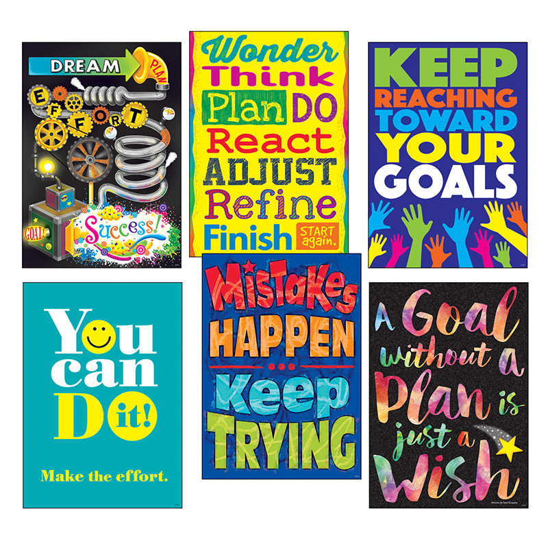 TeachersParadise - ARGUS® Goal-Getter ARGUS® Poster Combo Pack - T-A67936