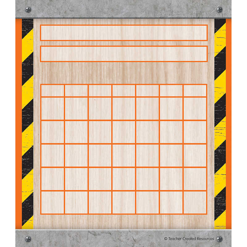 Teachersparadise Teacher Created Resources Under Construction Incentive Charts 36 Per Pack 6 6340