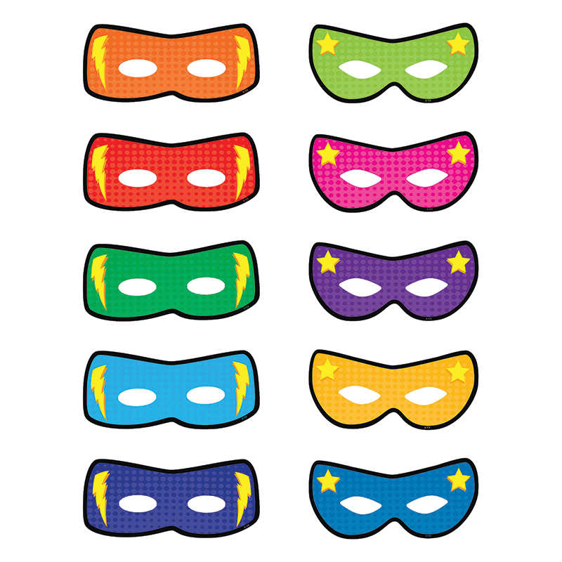 TeachersParadise - Teacher Created Resources Superhero Masks Accents ...