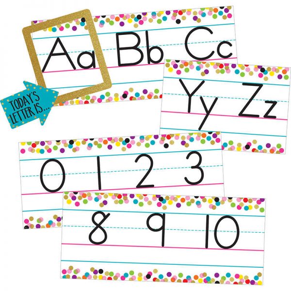 TeachersParadise - Teacher Created Resources Confetti Alphabet Line ...