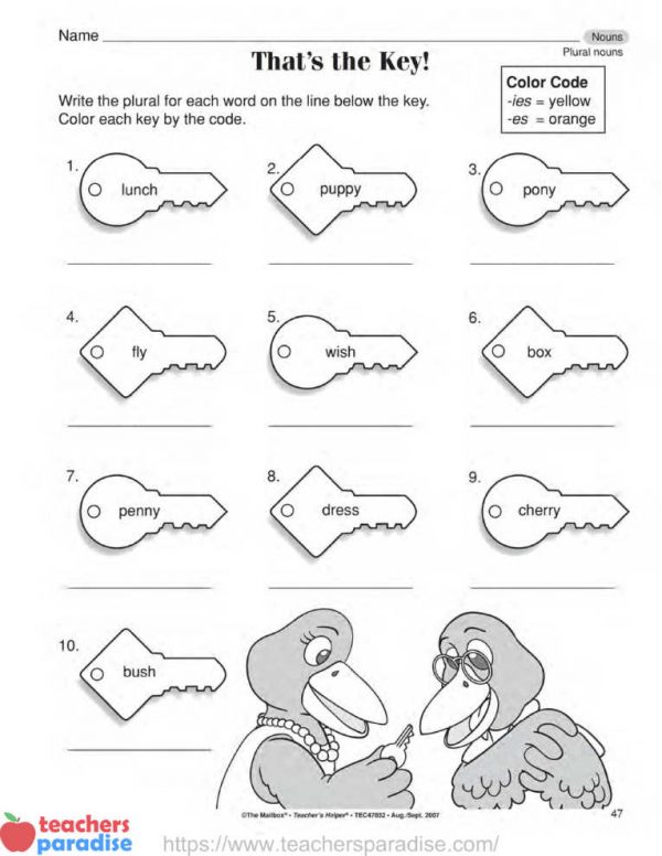 that-s-the-key-plural-nouns-worksheet-by-the-education-center-tec47032-teachersparadise