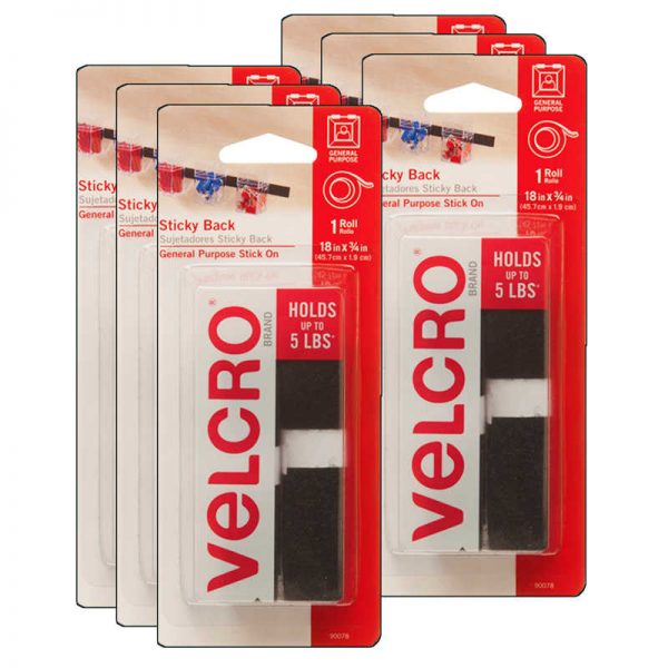 TeachersParadise - VELCRO® Sticky Back™ Roll, 18