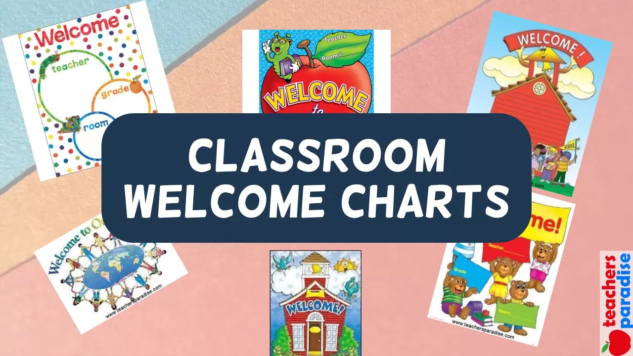 The Perfect Welcome Chart for your Classroom